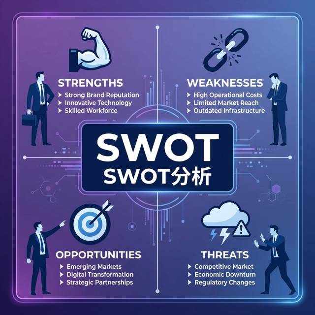 S・W・O・T。4つの視点で