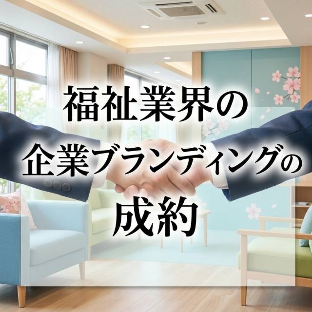 福祉業界の企業ブランディングの成約