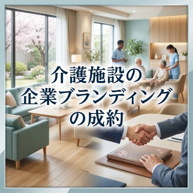介護施設の企業ブランディングの成約