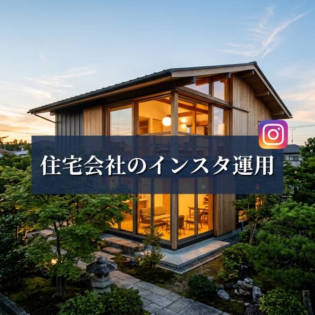 住宅会社のインスタ運用