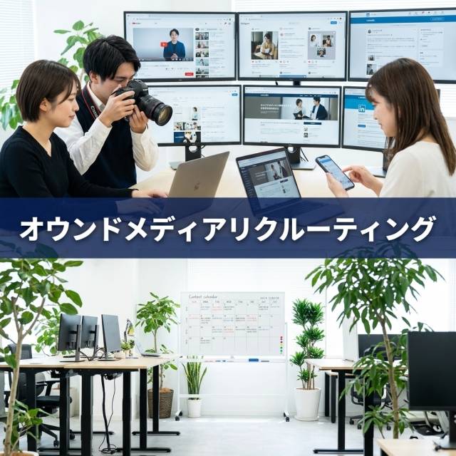 オウンドメディアリクルーティング。 100人の「とりあえず」より、1人の「あなたと働きたい」を。 自社発信
