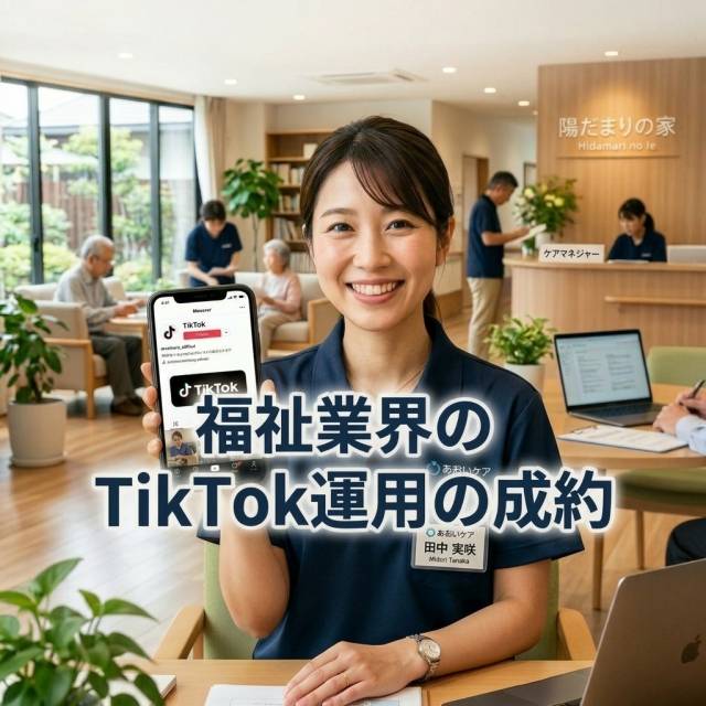 福祉業界のTikTok運用の成約