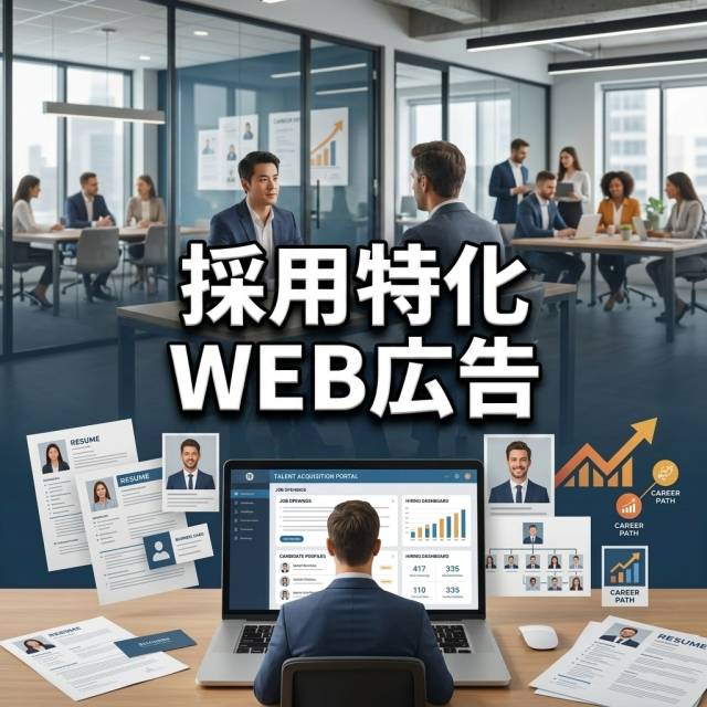 採用特化WEB広告で、求め