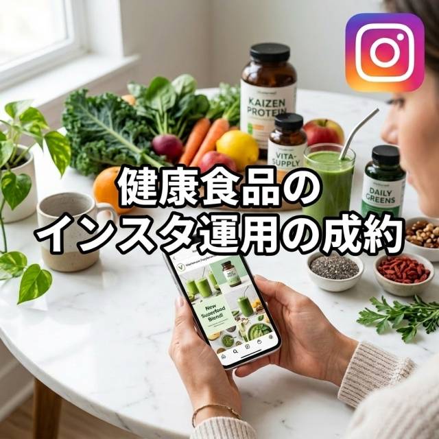 健康食品のインスタ運用の成約