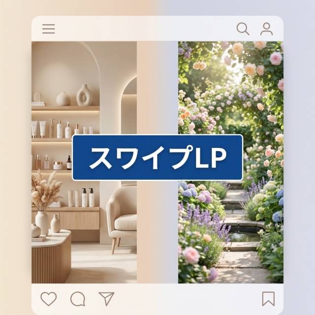 スワイプLPで離脱を防ぎ