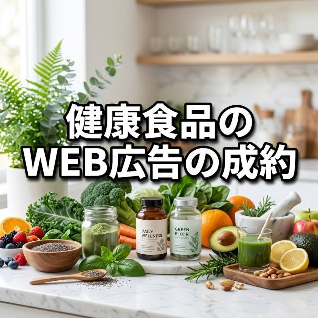 健康食品のWEB広告の成約