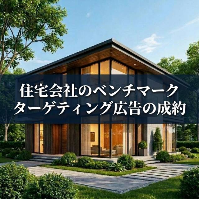 住宅会社のベンチマークターゲティ広