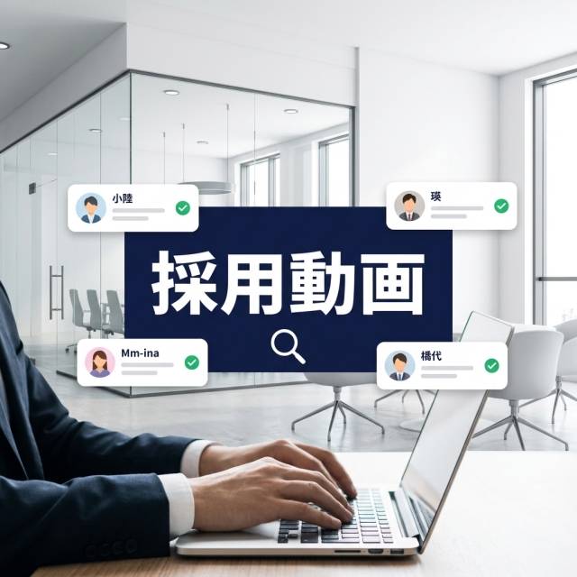 採用動画で、貴社の魅力